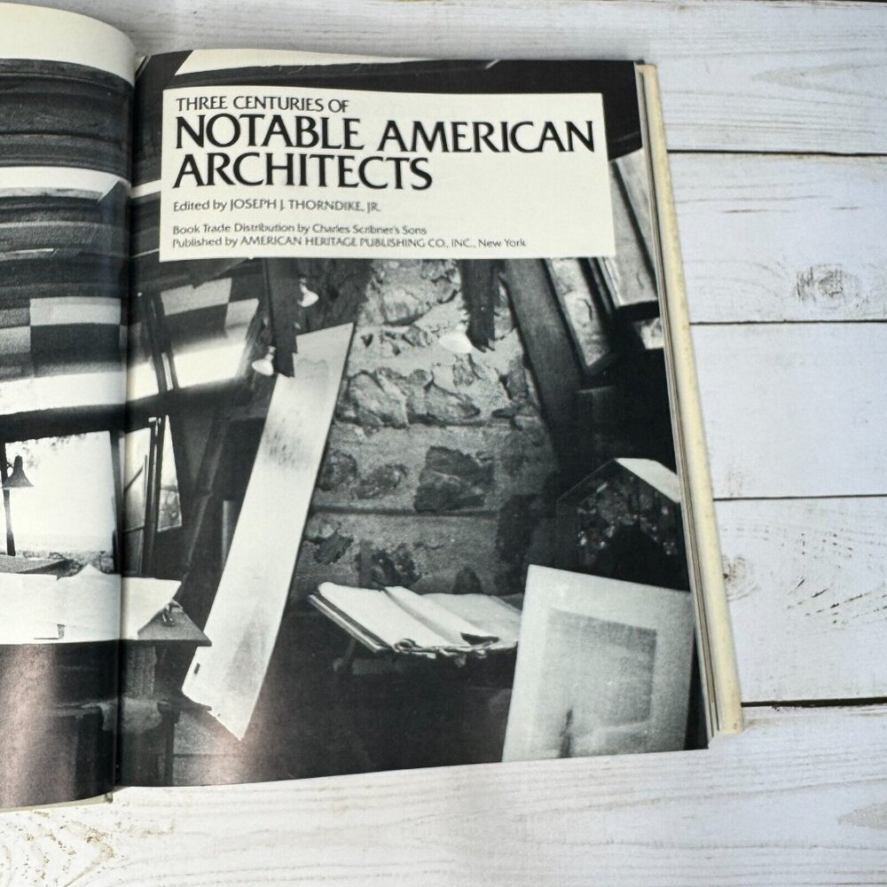 Three Centuries of Notable‎ American Architects HC 1981 Illustrated Architecture - Picture 8 of 14